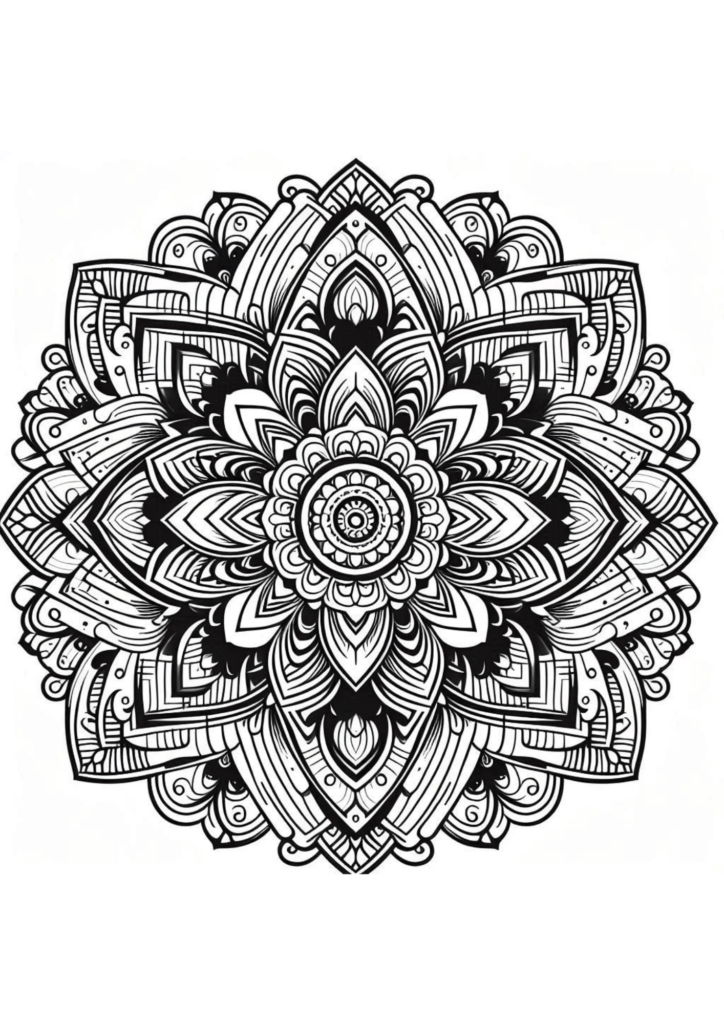 Mandala Coloring Pages for adults