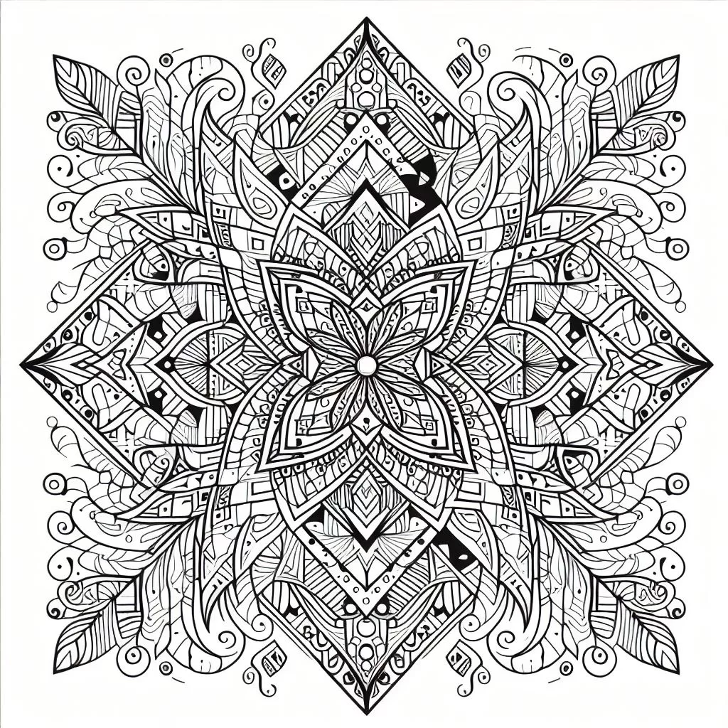 Pattern Coloring Pages for Adults